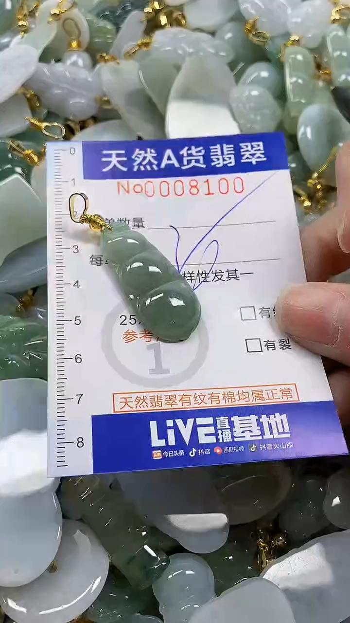 颈饰未镶嵌翡翠天然A货翡翠