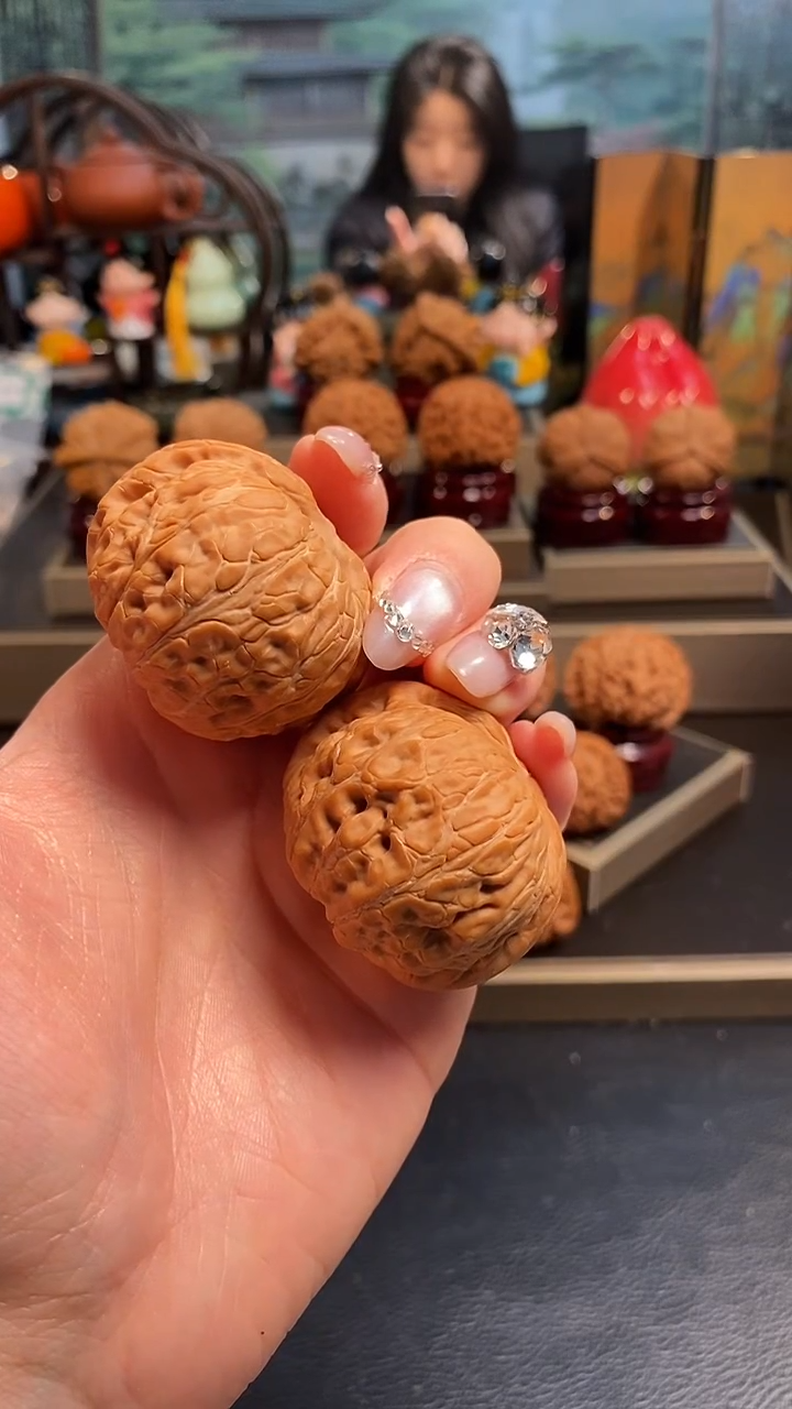 【闪购商品】文玩核桃把件D73平谷元宝43