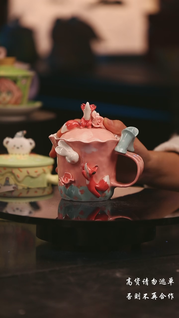 陶瓷景德镇可爱设计师款陶瓷 