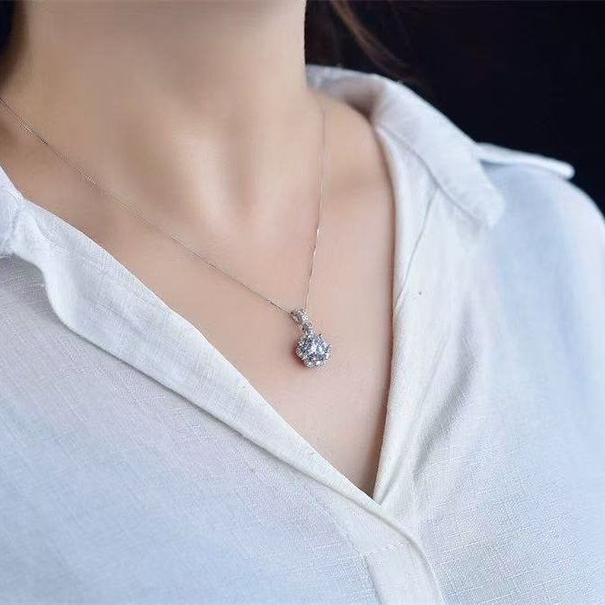 【爱莎吊坠】高端定制1ct