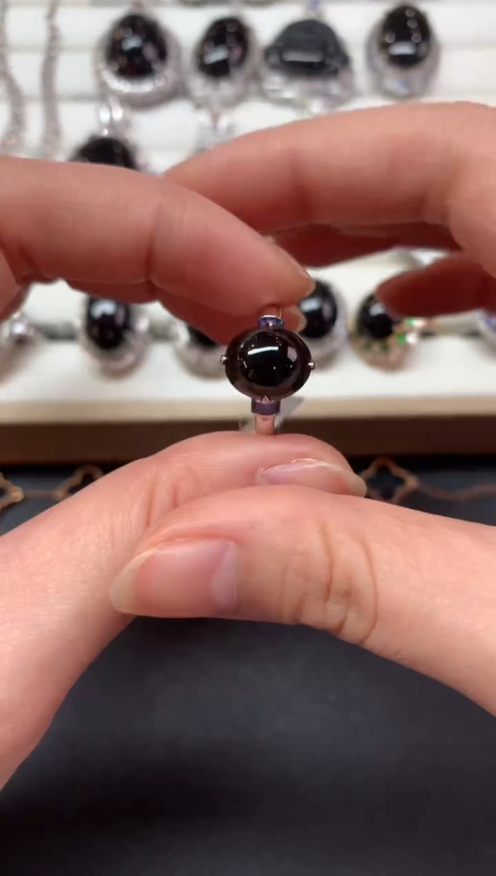 【闪购商品】翡翠戒指18K金镶嵌Z870|4800