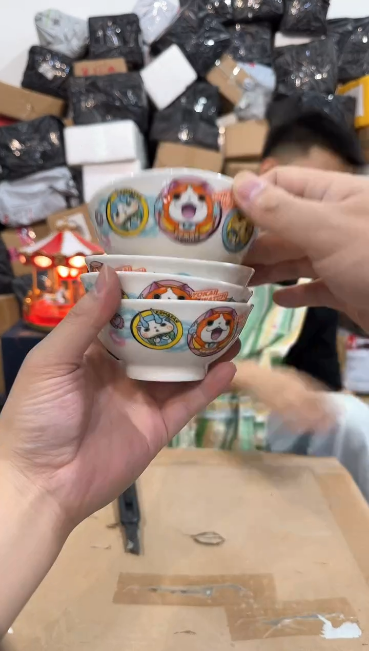 瓷片妖怪手表小碗4件套