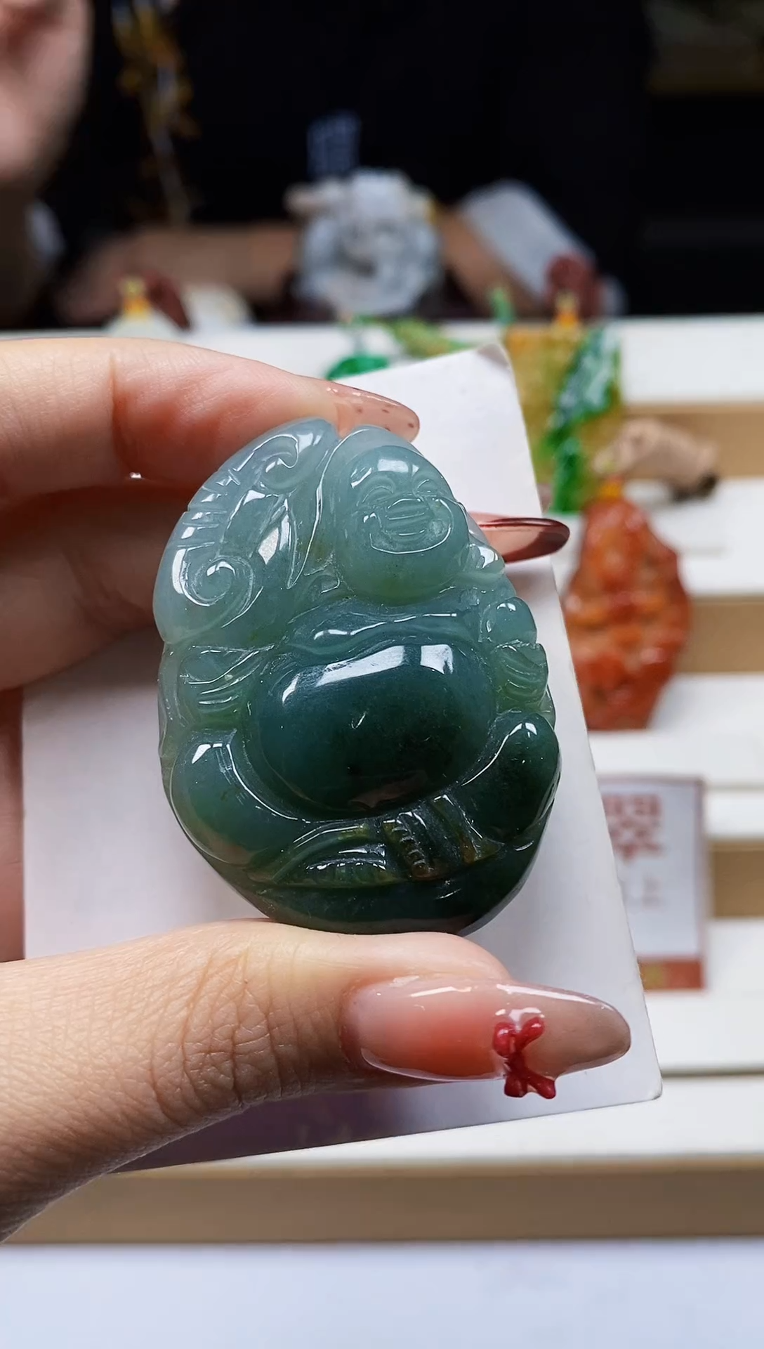 颈饰未镶嵌翡翠翡翠A货