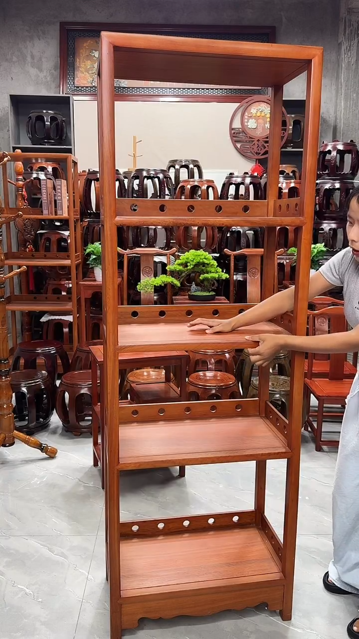 花梨木类家具越南花梨木书架单个