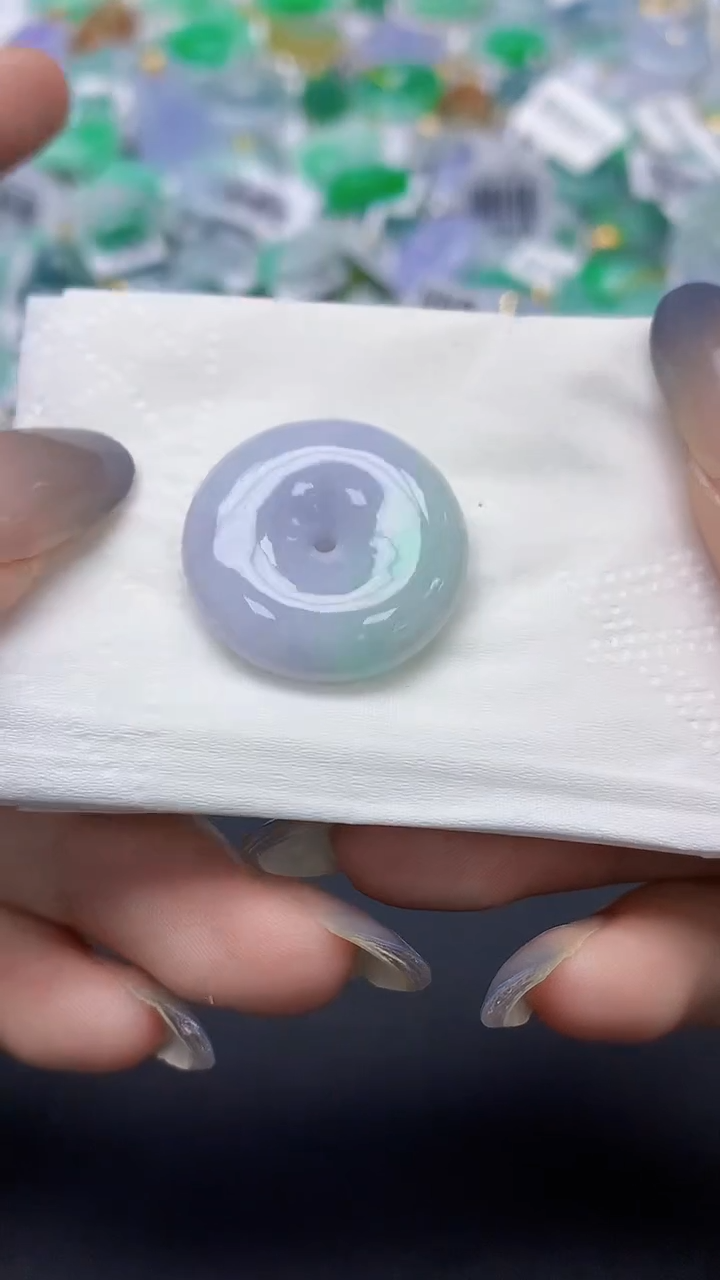 翡翠未镶嵌颈饰天然缅甸a货翡翠