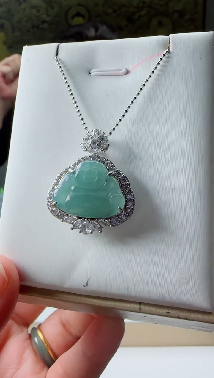 【闪购商品】翡翠颈饰银S925镶嵌多样性随机一件发货