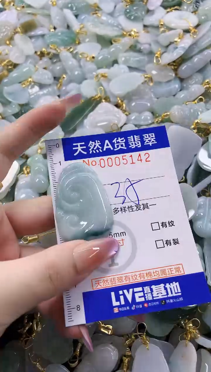颈饰未镶嵌翡翠天然A货翡翠