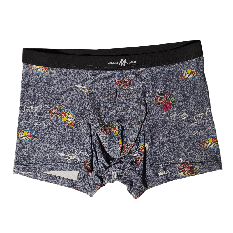 【威尔美】莫代尔舒适透气时尚男士平角内裤