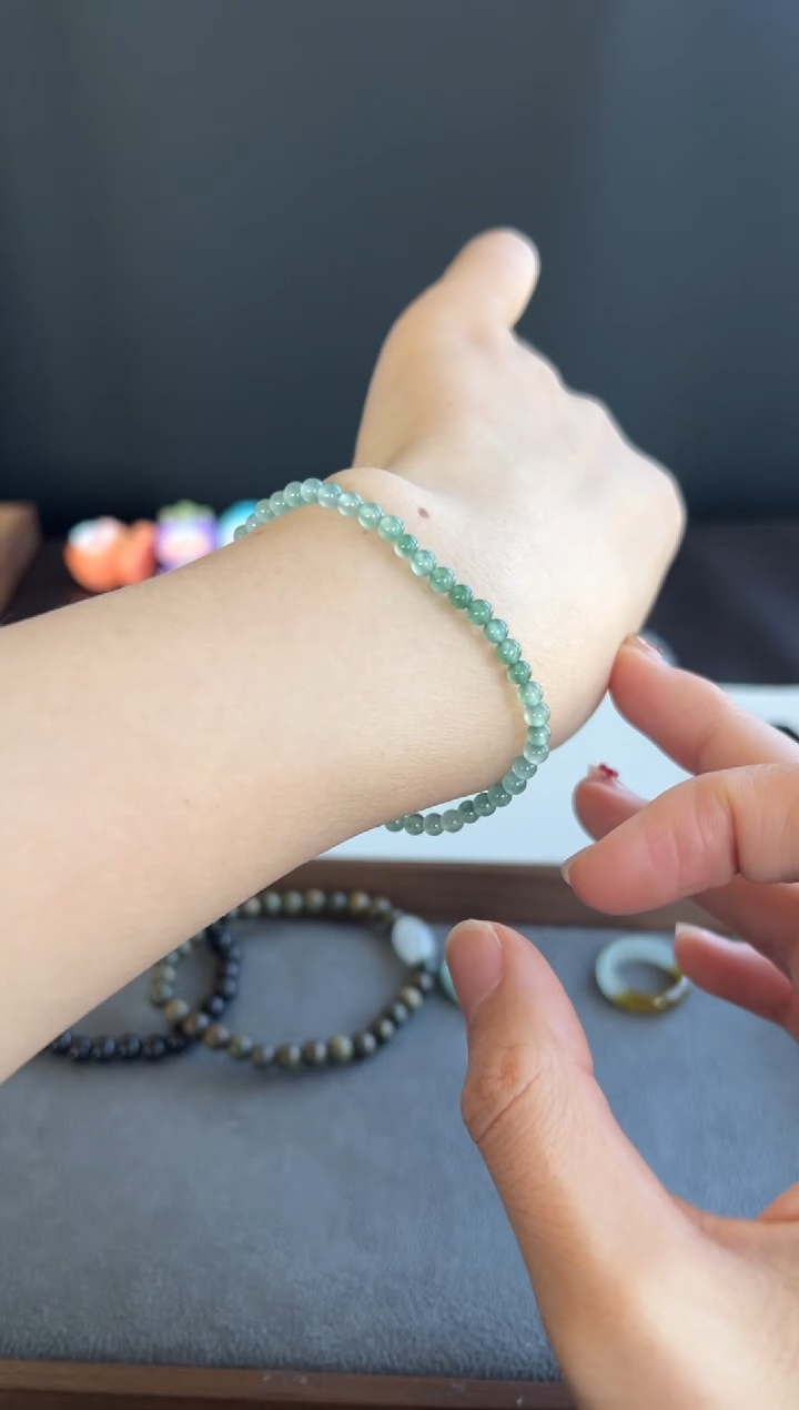 未镶嵌手串翡翠505买断