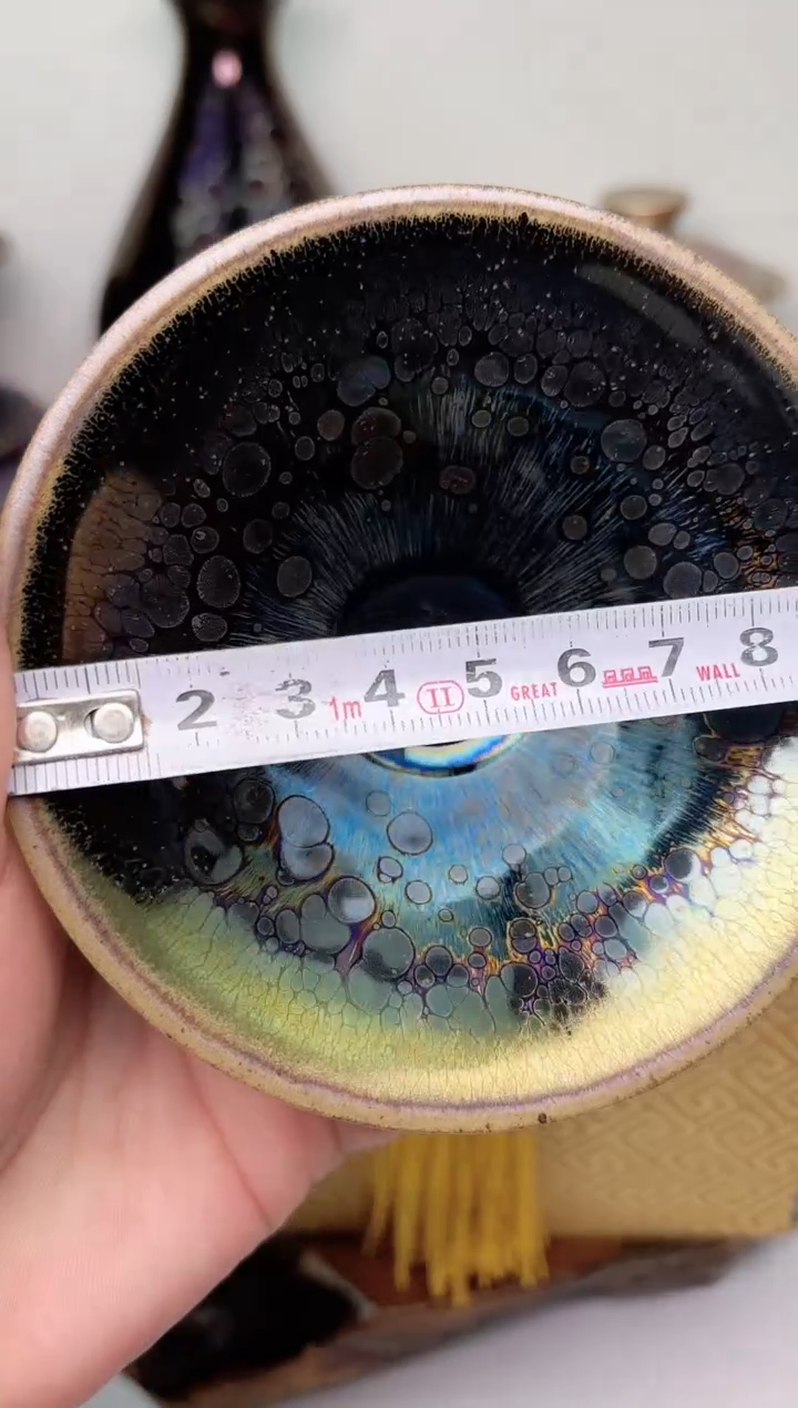【闪购商品】茶盏春申阁福利1只，微微瑕撇口