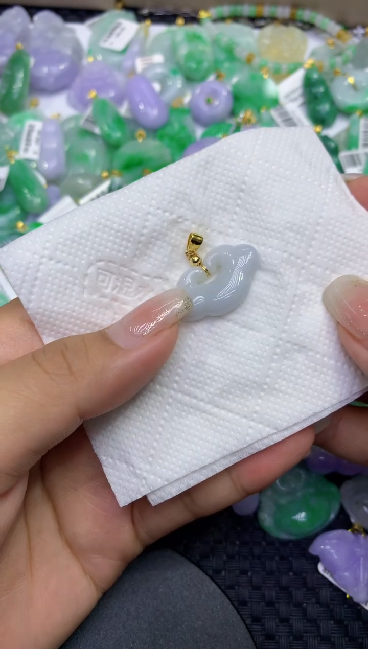 颈饰未镶嵌翡翠天然缅甸A货翡翠