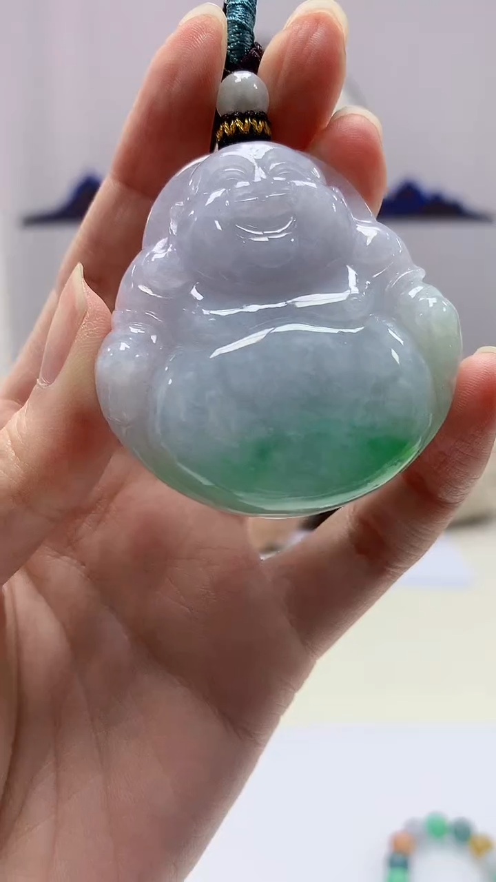 【闪购商品】定制翡翠未镶嵌4902zm-毛货挂件佛公174