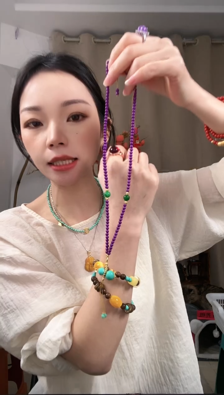 【闪购商品】琥珀颈饰未镶嵌E412EEEEE