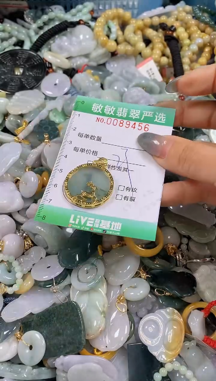 【闪购商品】翡翠颈饰未镶嵌闪购0089456