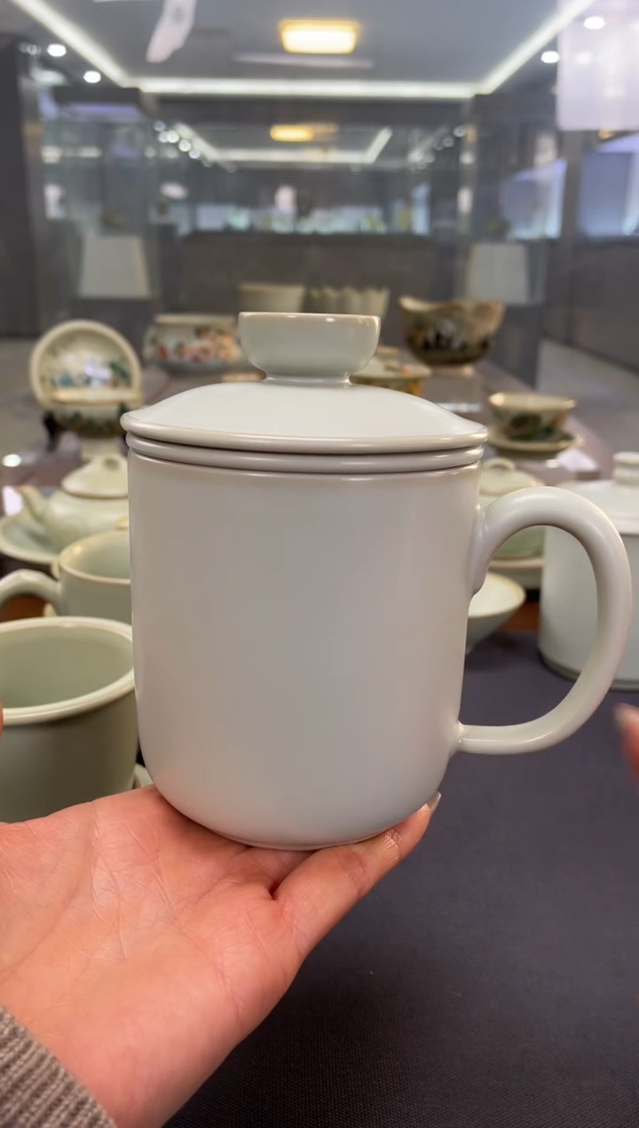 【闪购商品】周泽堂天青阳明办公杯