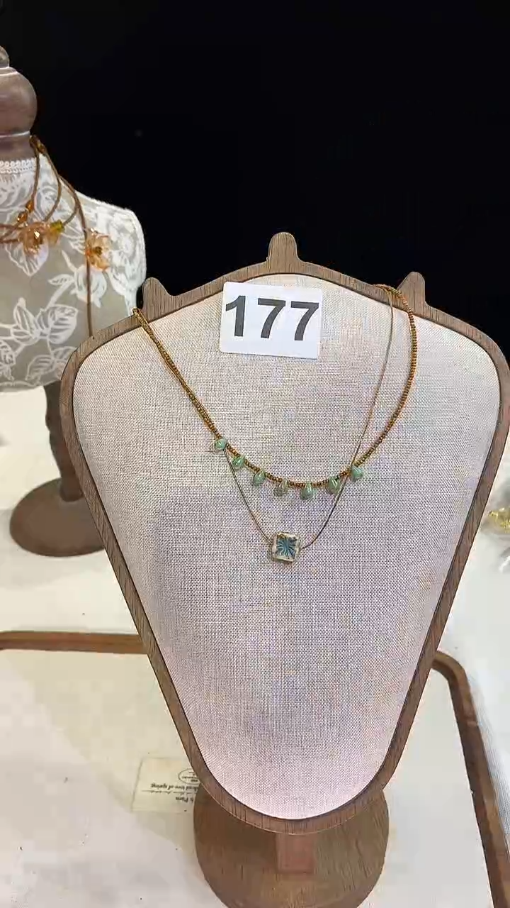 项链钛钢淡水珍珠177