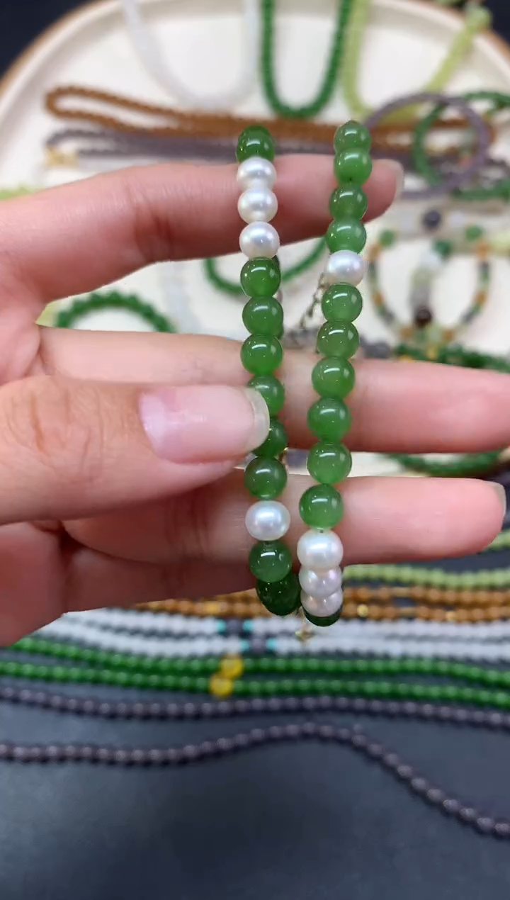 【闪购商品】和田玉手串未镶嵌手串A395|480