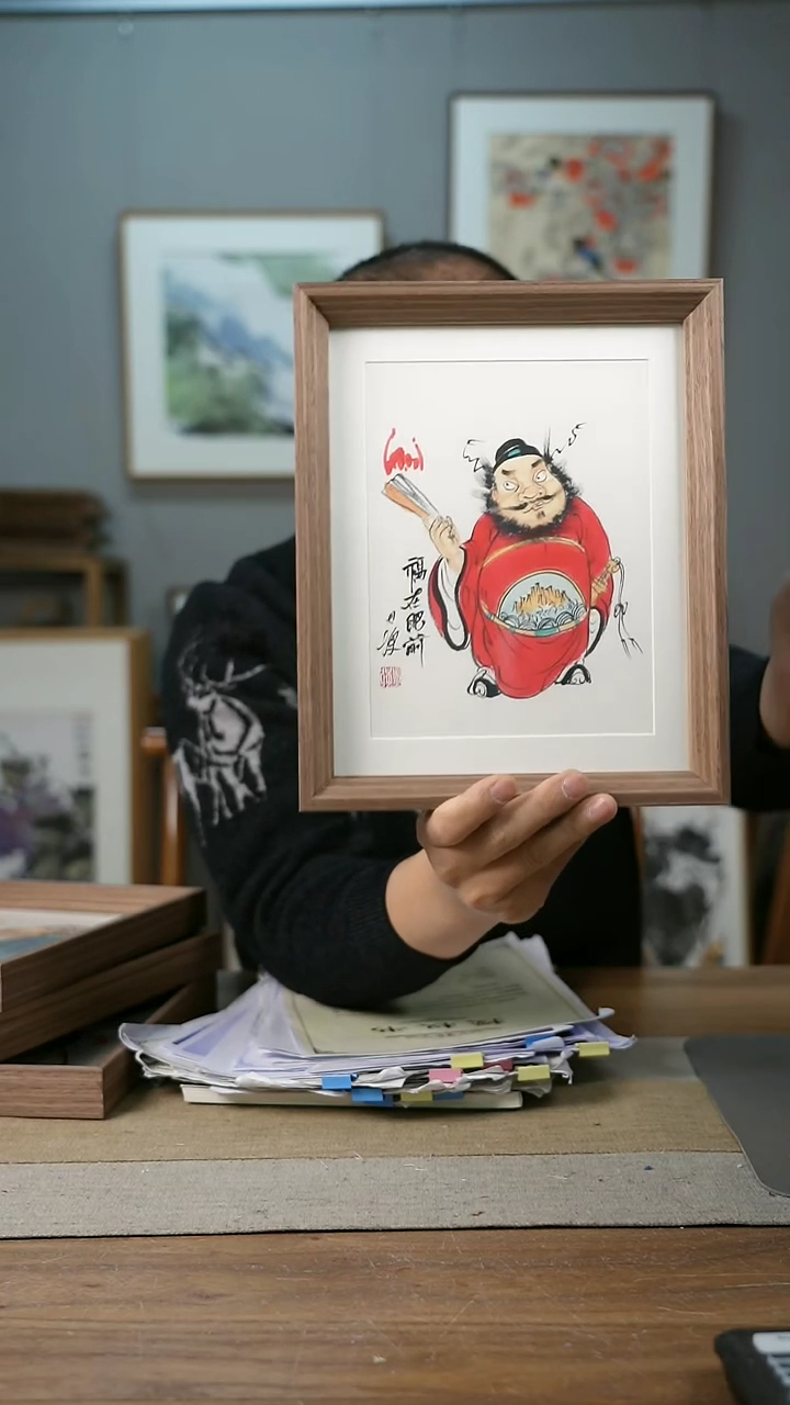 【闪购商品】书法协会会员老师带框作品-手书/绘同款作品