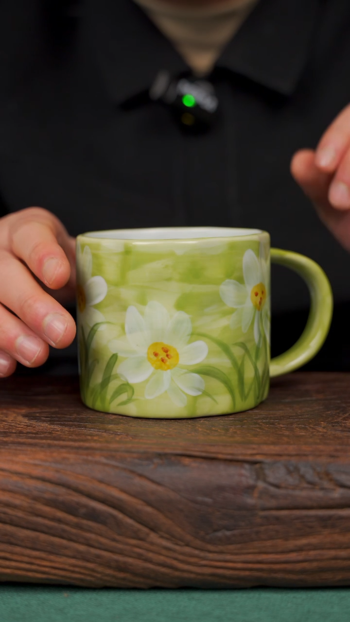 【闪购商品】瓷片997寻一缕瓷香杯釉下手工手绘瓷器