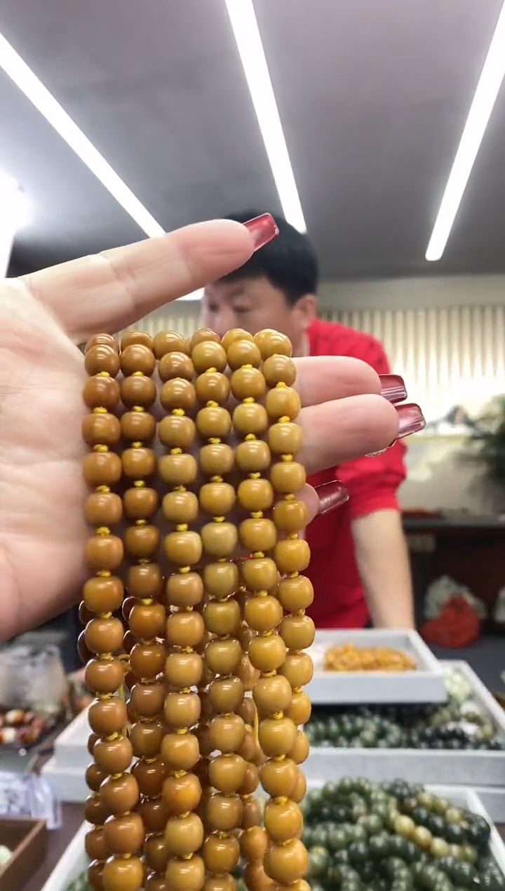 【闪购商品】和田玉老型珠项链未镶嵌多样式发货随机发一