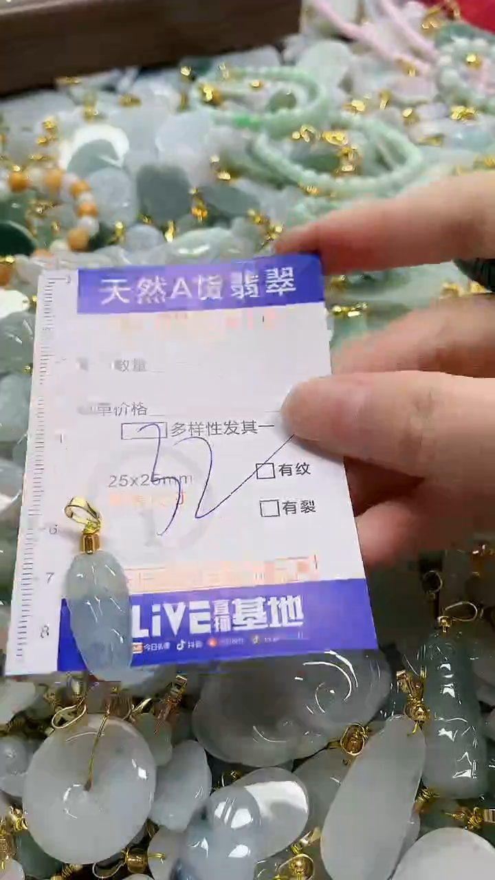 颈饰未镶嵌翡翠天然A货翡翠