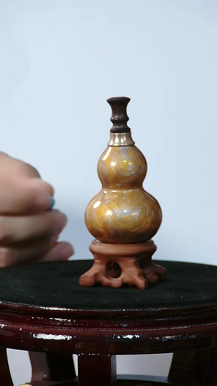 藤元*宙葫芦茶刀把件0153