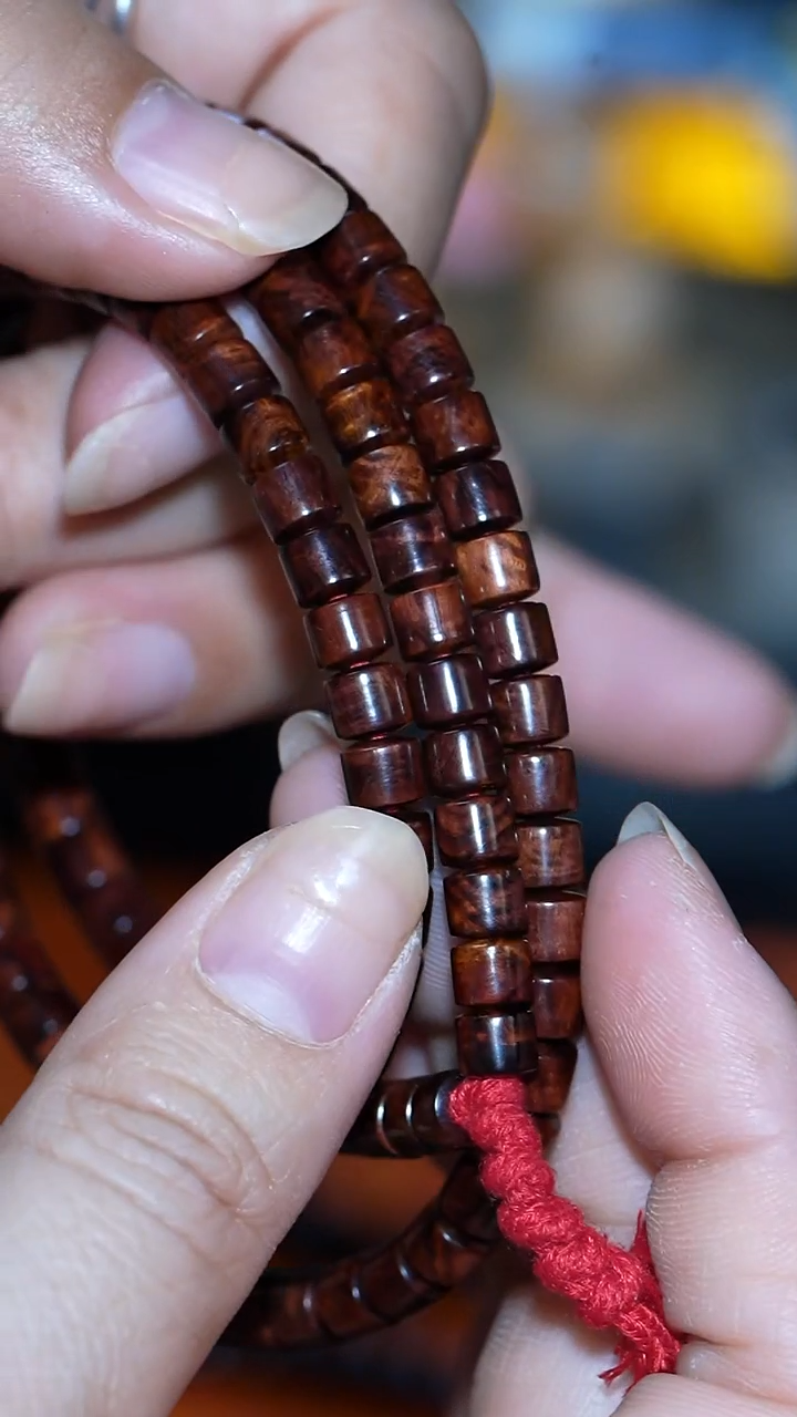 手串/手链黄花梨/降香黄檀【MOYU】海南黄花梨 5*5.6*130 文玩手串