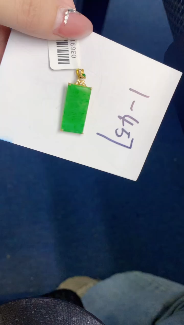 【闪购商品】翡翠颈饰18K金镶嵌000000000