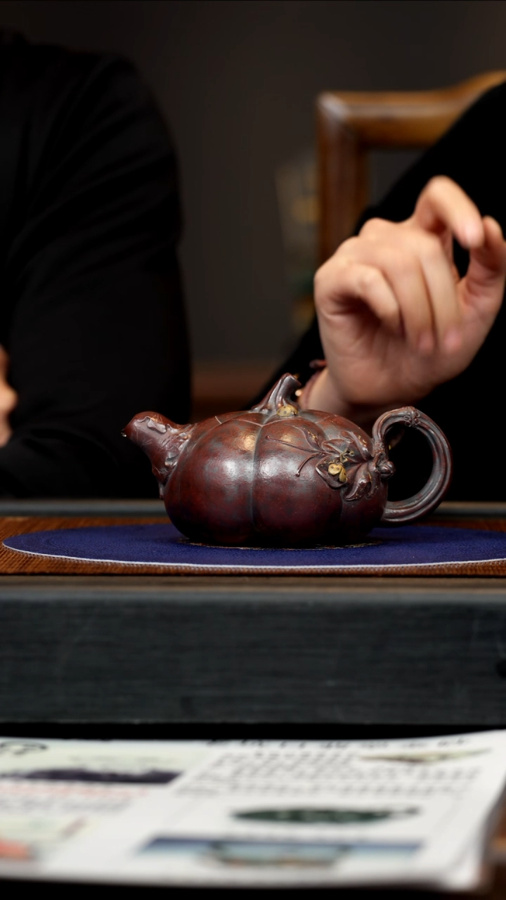 【闪购商品】紫砂茶壶CYL 紫御砂 南瓜47