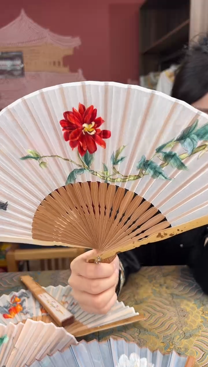 【闪购商品】刺绣苏绣非遗双面绣折扇