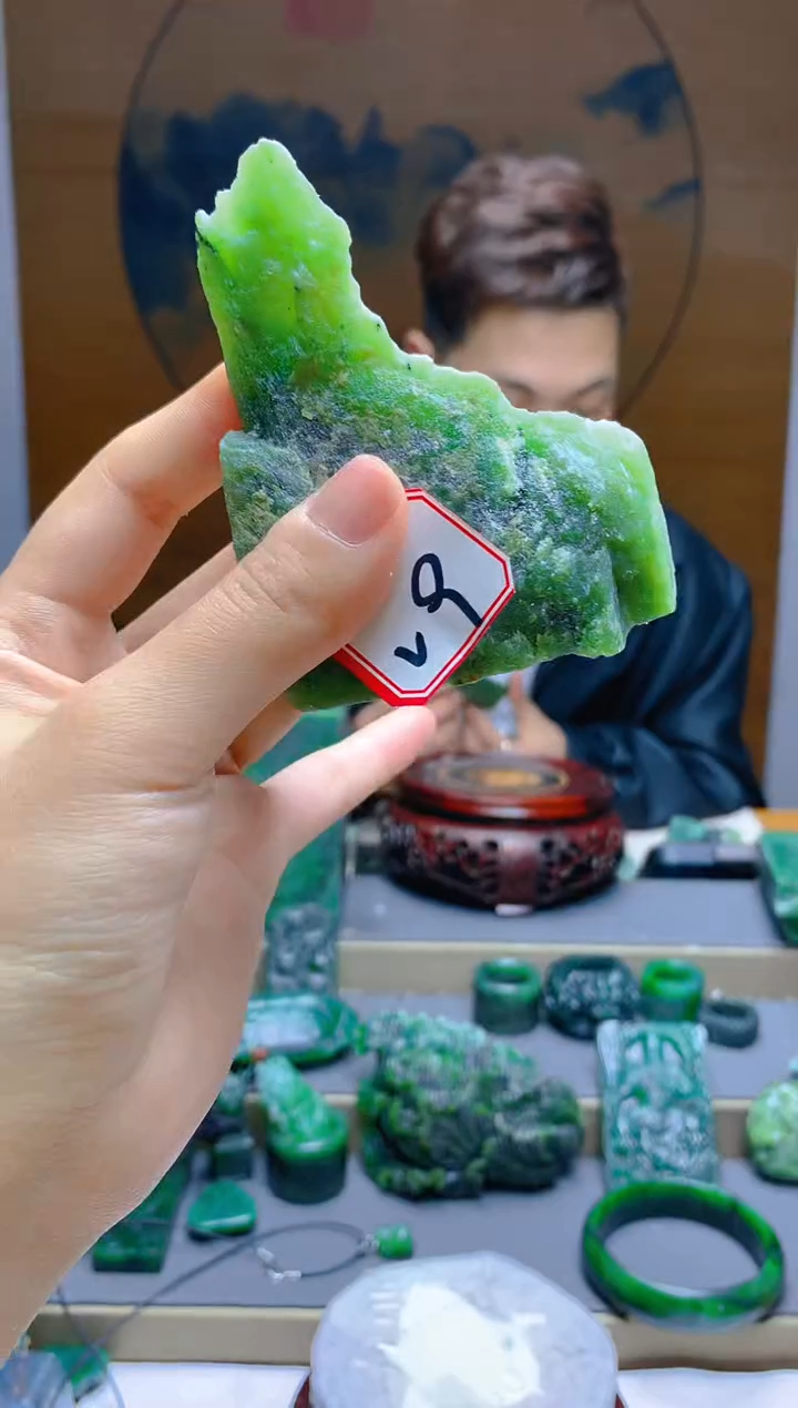 【闪购商品】和田玉（碧玉）珠宝半成品未镶嵌1