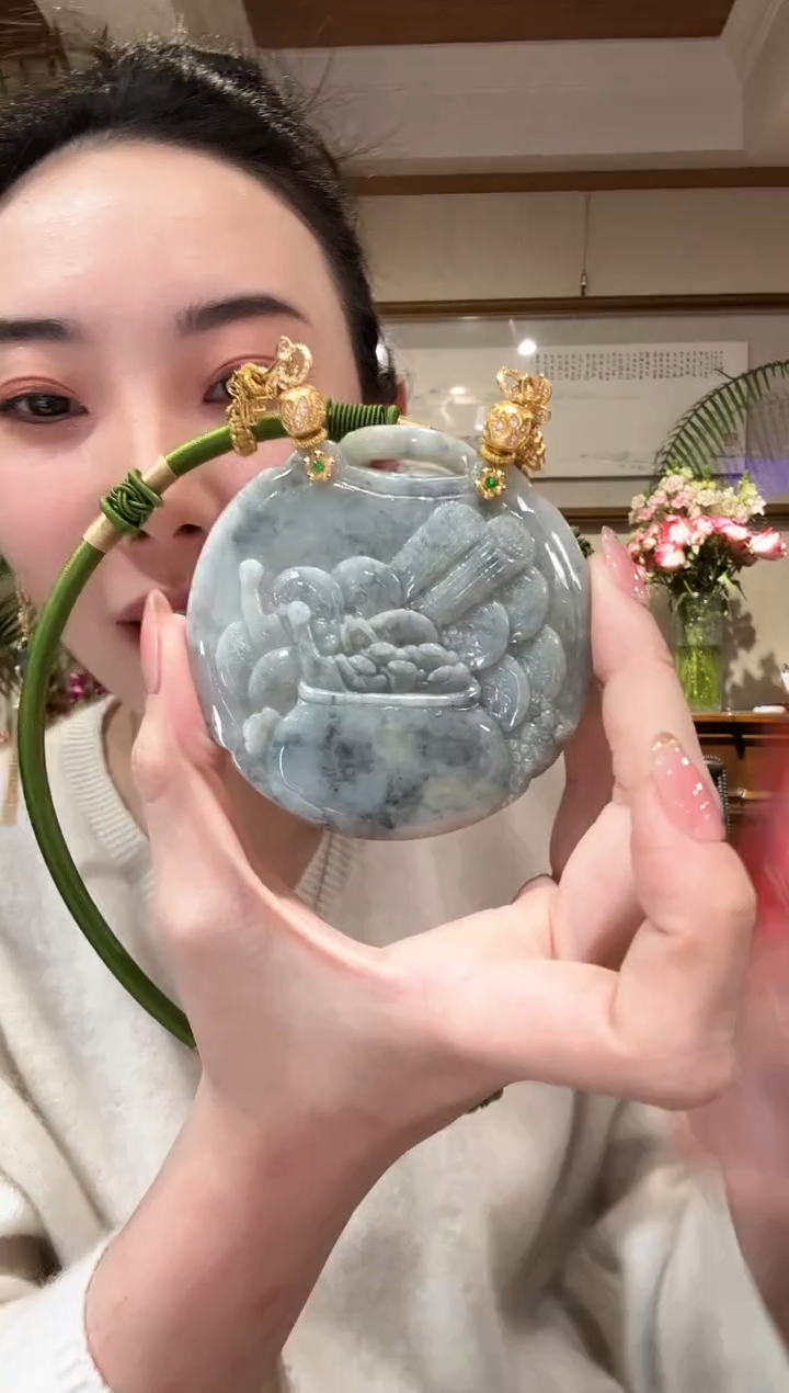 【闪购商品】翡翠颈饰未镶嵌国风