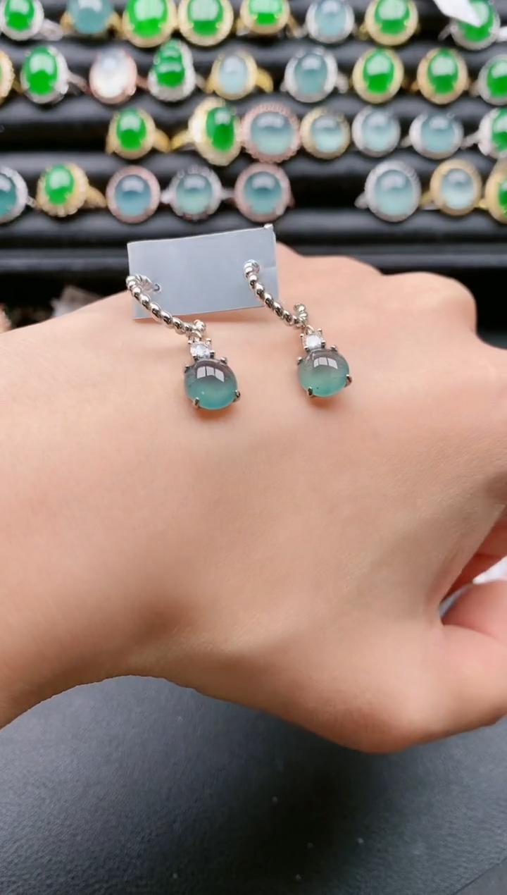 【闪购商品】翡翠戒指银S925镶嵌1111111