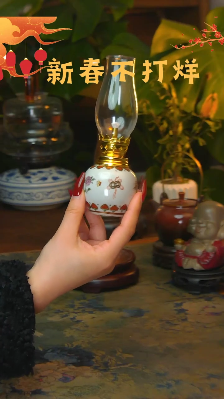 【闪购商品】景德镇陶瓷灯摆件