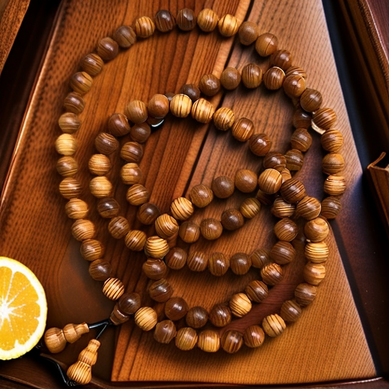 【崖柏】长链脖挂车挂手链08×108串