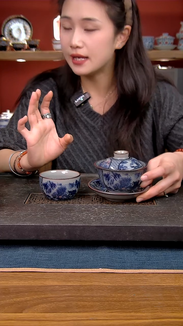 简装家用款2件套 老陶泥开片纹陶瓷茶具