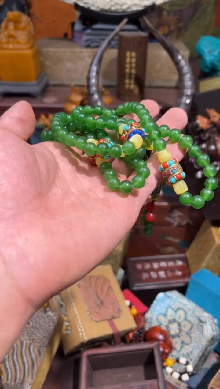 【闪购商品】翡翠颈饰未镶嵌128羊羊羊羊羊羊羊羊