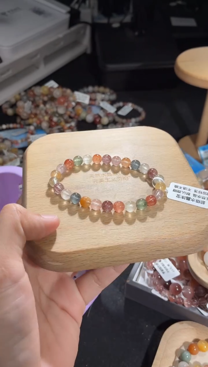 未镶嵌手链水晶40号多样性发一X7+