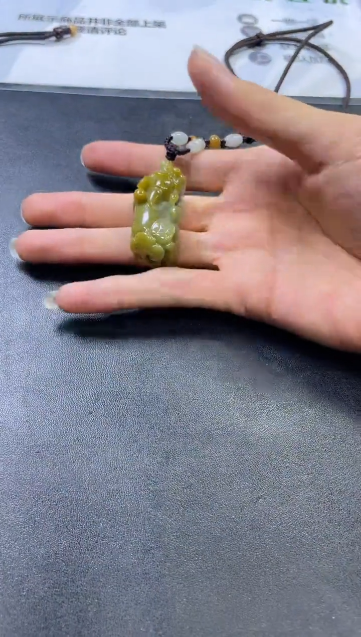 颈饰未镶嵌翡翠貔貅