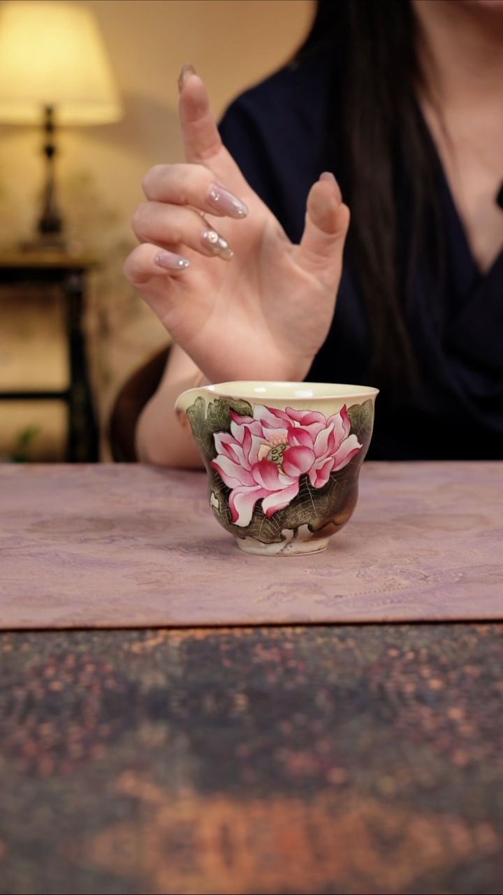 杯景德镇陶瓷杯碗柴烧多人