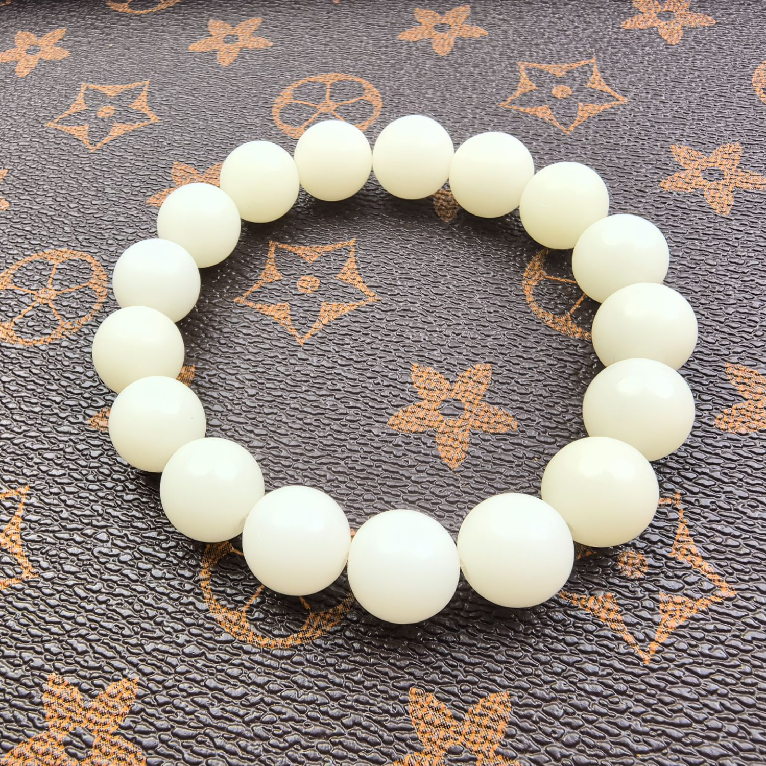 A389白玉菩提圆珠手串卡12（多样性，发其一）