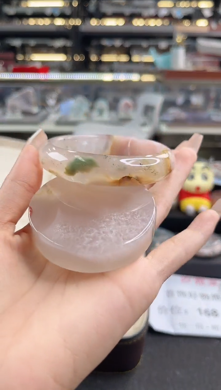 未镶嵌手镯石英质玉59圈口 （赠品镯心）391275