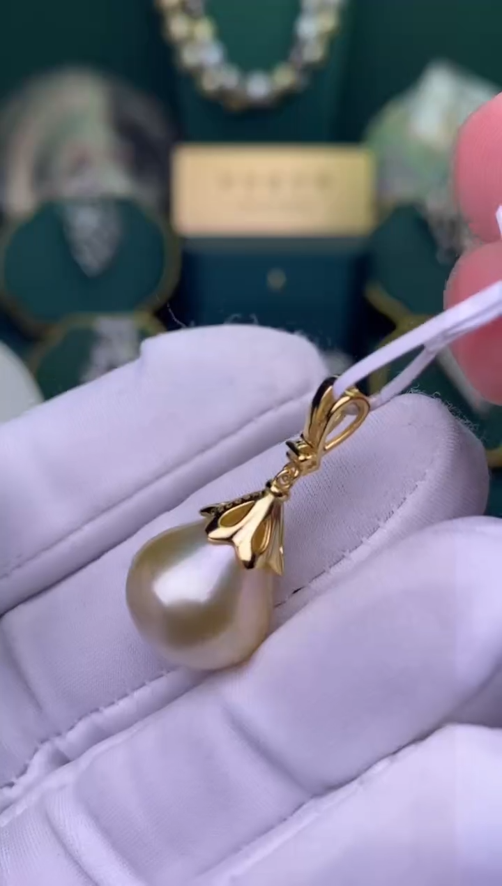 【闪购商品】海水珍珠颈饰银S925镶嵌14-15