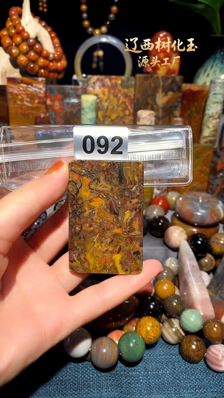 未镶嵌-硅化玉天然北票硅化玉吊坠