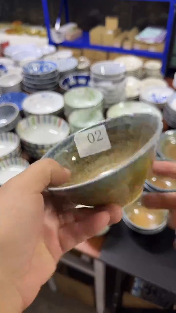 圆形日本进口餐具    13厘米斗笠碗