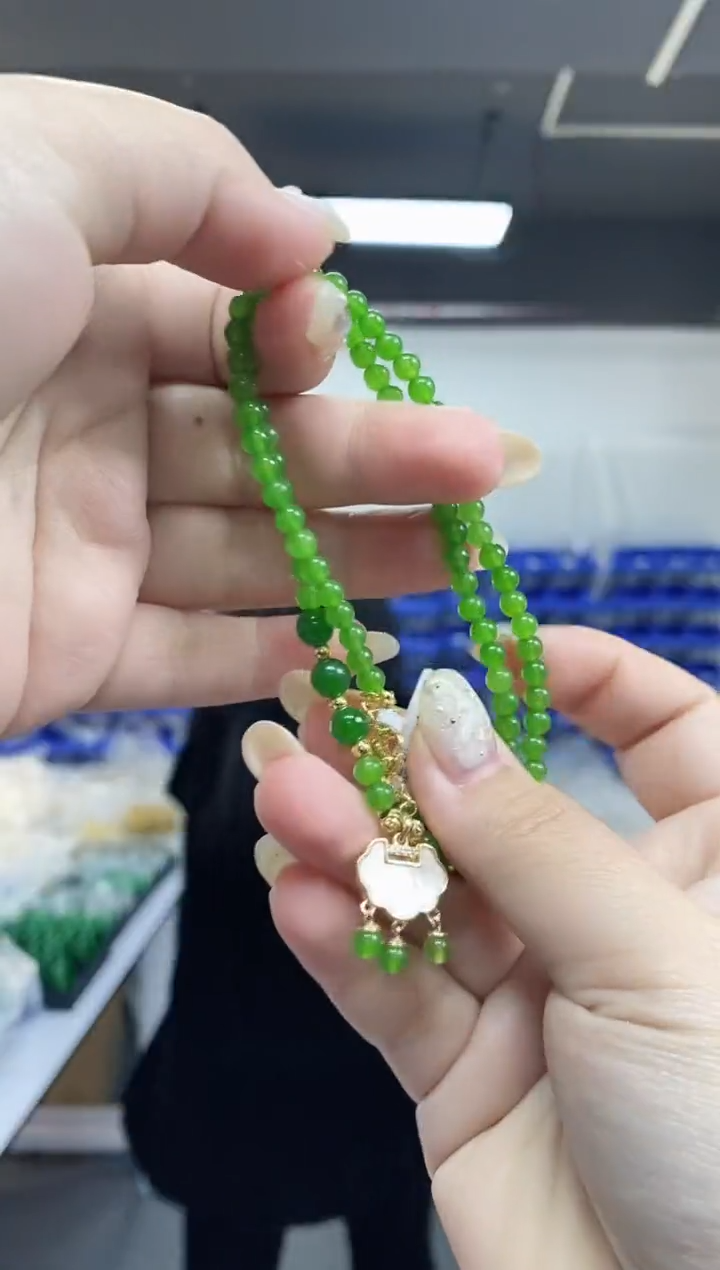 【闪购商品】和田玉项链未镶嵌多样性发其一颜色微差