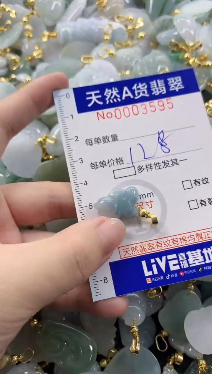 颈饰未镶嵌翡翠天然A货翡翠