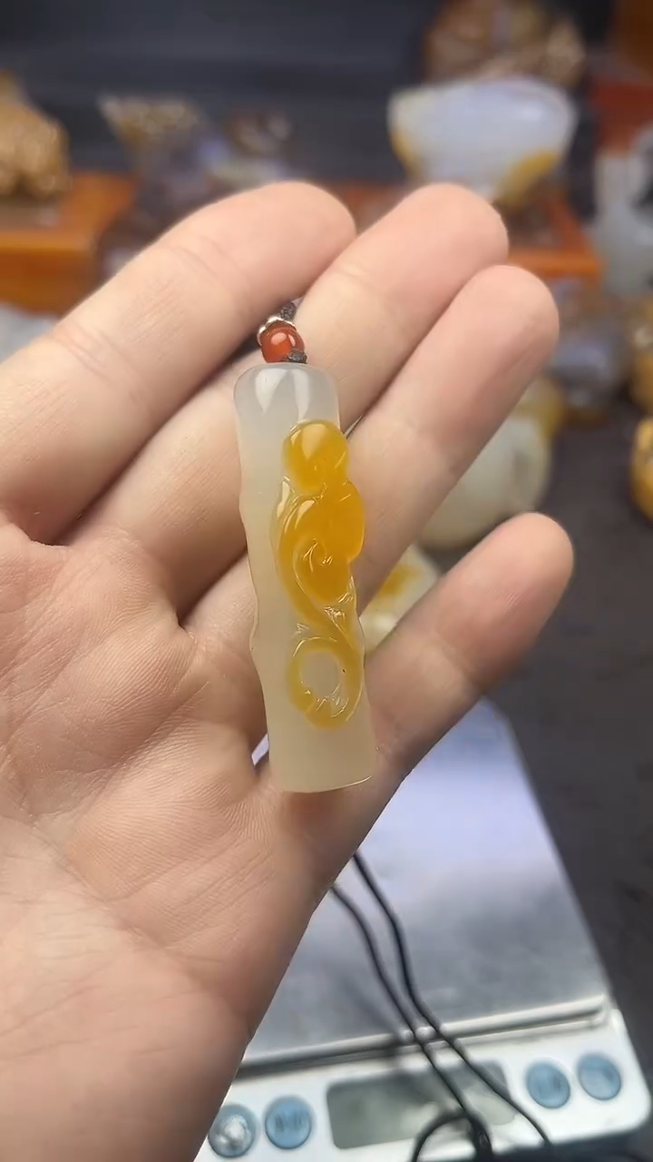 【闪购商品】玛瑙/玉髓吊坠未镶嵌1