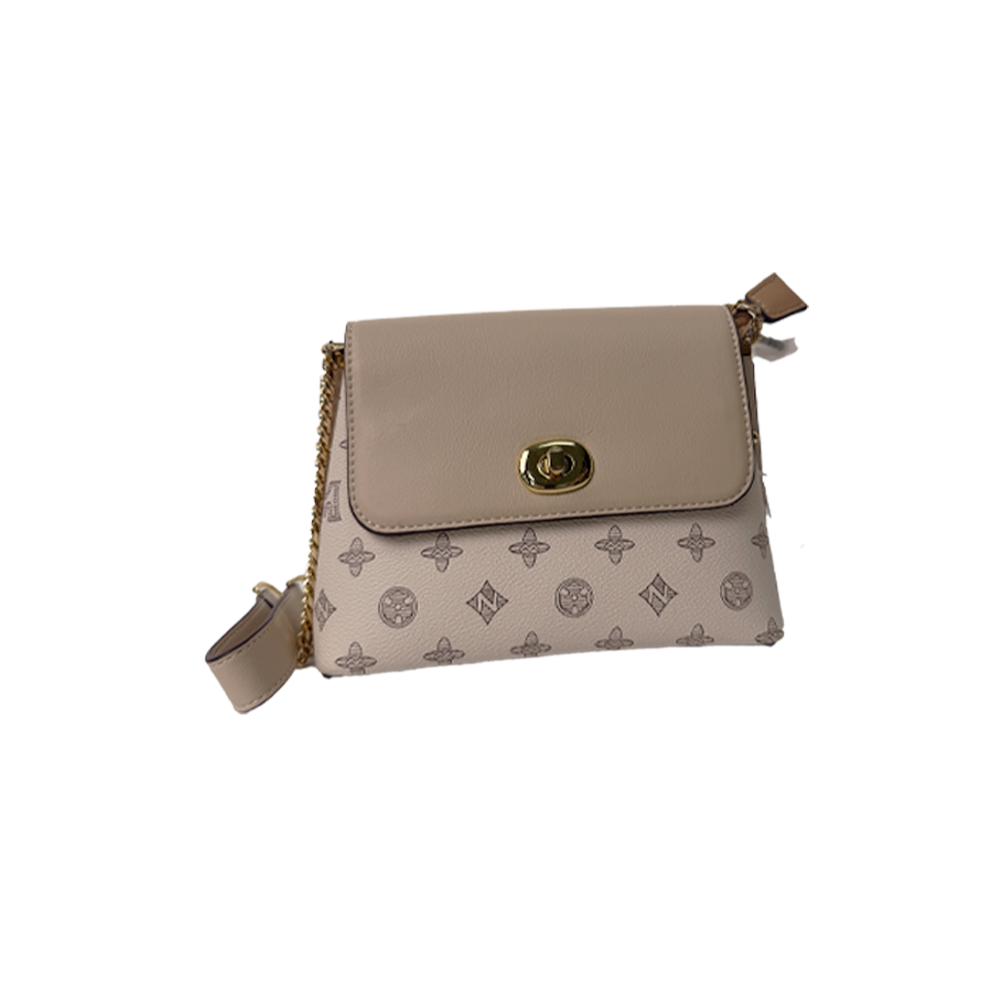 潮流感复古精致印花单肩斜挎包时尚气质中号包H-173