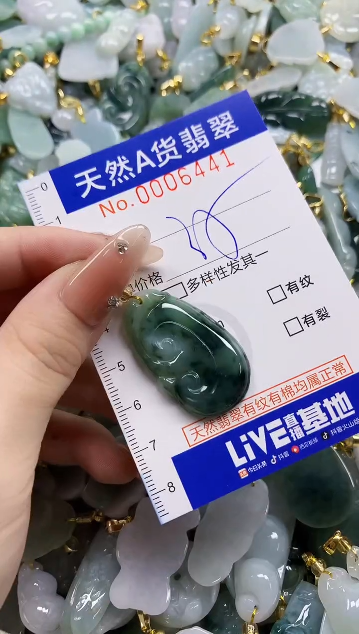 颈饰未镶嵌翡翠天然A货翡翠